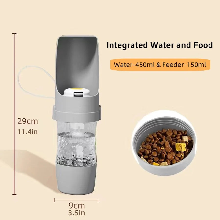 Paws With Miles 2 in 1 Travel Bottle